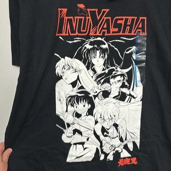 Inu Yasha anime graphic short sleeve tee size large - Picture 2 of 5